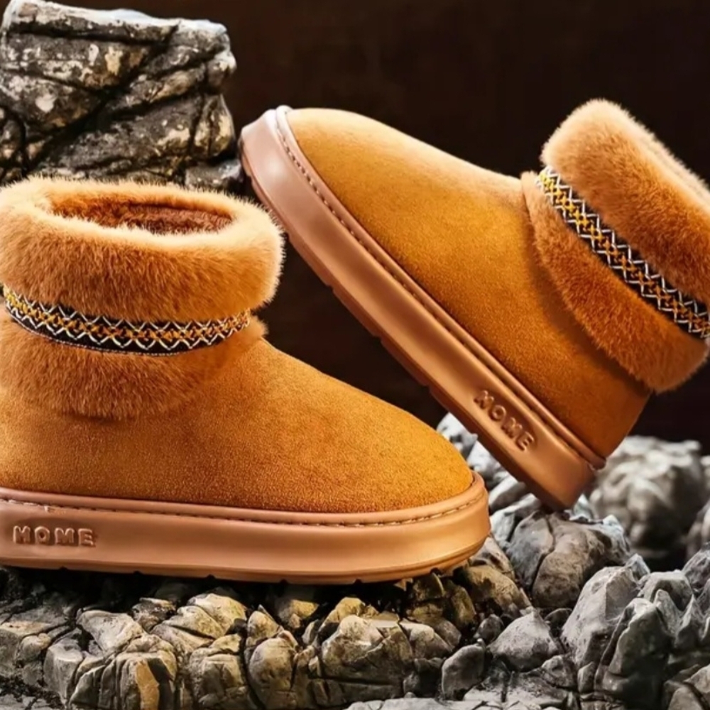 Cozy Tan Winter Boots for Women